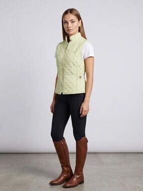 🌻Riding Sport Ladies’ Light Green Quilted Annie Vest Size Small